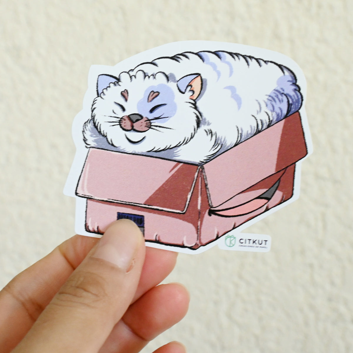 Paquete de 6 stickers de gatitos