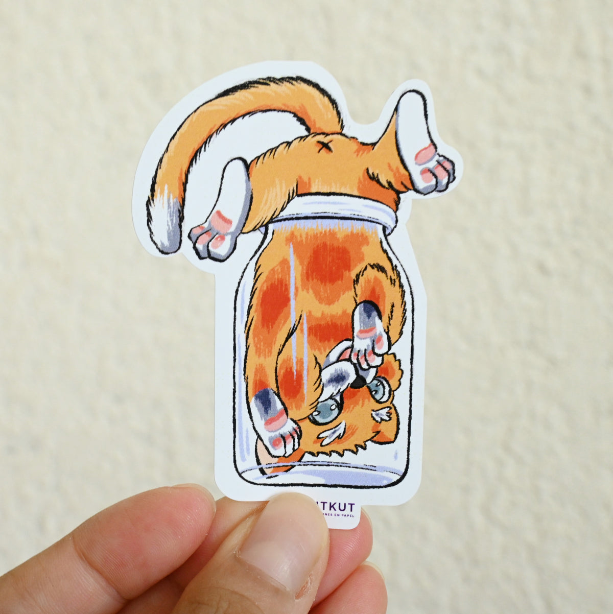 Paquete de 6 stickers de gatitos